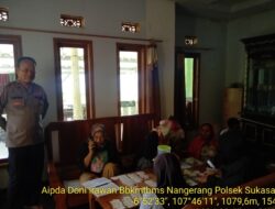Polsek sukasari melaksanakan sambang untuk menjalin silaturahmi
