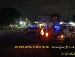 Anggota Polsek Sukasari Rutin Laksanakan Patroli KRYD Blue Light / Malam hari Gabungan Zona 1 di Wilayah Kecamatan Sukasari Kabupaten Sumedang