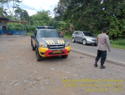 Antisipasi terjadinya C3 (Curas,Curat, dan Curanmor) Polsek Tanjungmedar Polres Sumedang Polda Jabar melaksanakan KRYD siang hari