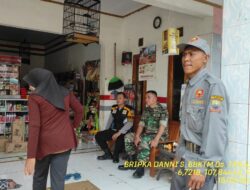 Untuk menjaga Sinergitas TNI/POLRI, Bhabinkamtibmas bersama Babinsa melaksnakan sambang/silaturahmi Kamtibmas