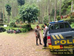 KAPOLSEK SUKASARI BESERTA ANGGOTA UNIT SAMAPTA MEMBERIKAN HIMBAUAN KAMTIBMAS SEBAGAI LANGKAH PREVENTIF DEMI TERCIPTANYA SITUASI KAMTIBMAS YANG KONDUSIF
