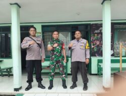 Sinergitas TNI – Polri,Polsek Tanjungkerta Polres Sumedang Polda Jabar,sambangi Koramil Tanjungkerta jalin silaturahmi