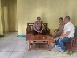 Aipda Edi Hidayat dan Bripka Agus Sukmana Lakukan Silaturahmi dan Koordinasi Kamtibmas di Desa Jingkang