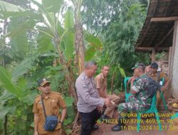 Kegiatan monitoring peresmian RUTILAHU Hari juang TNI AD di dusun ciomas desa Kamal kecamatan Tanjungmedar