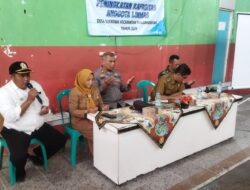 Kapolsek Tanjungmedar Gelar Pelatihan Kapasitas Linmas di Desa Sukatani