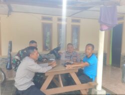 Polsek Tanjungkerta Bersama Anggota Koramil Tanjungkerta Laksanakan Patroli Siang Bersama