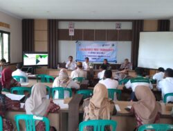 Kapolsek Tanjungmedar Hadiri Lokakarya Triwulan IV Tingkat Kecamatan oleh UPTD Puskesmas Tanjungmedar
