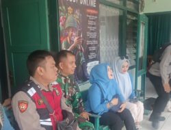 Sinergitas TNI – Polri,Polsek Tanjungkerta Polres Sumedang Polda Jabar,sambangi Koramil Tanjungkerta jalin silaturahmi