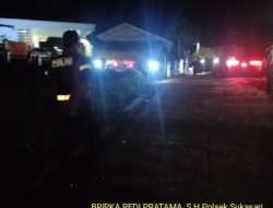 Anggota Polsek Sukasari Rutin Laksanakan Patroli KRYD Blue Light / Malam hari di Wilayah Kecamatan Sukasari Kabupaten Sumedang
