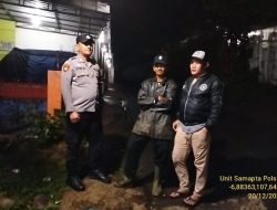 Anggota Polsek Sukasari Laksanakan Patroli KRYD Blue Light / Malam hari di Wilayah Kecamatan Sukasari Kabupaten Sumedang
