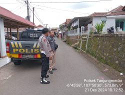 Kegiatan KRYD siang hari oleh Polsek Tanjungmedar Upaya Mencegah C3 di Wilayah hukum Kecamatan Tanjungmedar