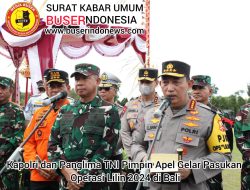 Kapolri dan Panglima TNI Pimpin Apel Gelar Pasukan Operasi Lilin 2024 di Bali