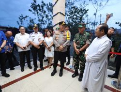 Kapolda Kalteng Pimpin Patroli Sambangi Gereja di Kota Palangka Raya