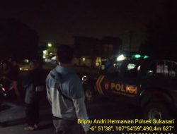 Anggota Polsek Sukasari Rutin Laksanakan Patroli KRYD Blue Light / Malam hari di Wilayah Kecamatan Sukasari Kabupaten Sumedang