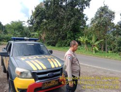 Antisipasi terjadinya C3 (Curas,Curat, dan Curanmor) Polsek Tanjungmedar Polres Sumedang Polda Jabar melaksanakan KRYD siang hari