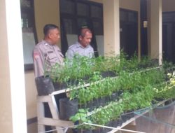 Kanit Binmas/Bhabinkamtibmas Polsek Tanjungkerta Ajak Masyarakat Tanam Ketahanan Pangan
