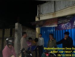 Anggota Polsek Sukasari Rutin Laksanakan Patroli KRYD Blue Light / Malam hari di Wilayah Kecamatan Sukasari Kabupaten Sumedang