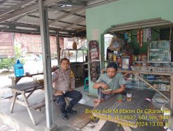 Bripka Ade Mulyana sambangi warga masyarakat