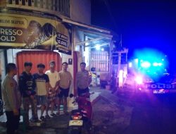 Patroli malam,Polsek Tanjungkerta Polres Sumedang Polda jabar terus berusaha wujudkan situasi yang aman dan kondusif