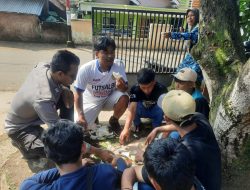 Polsek sukasari melaksanakan sambang untuk menjalin silaturahmi