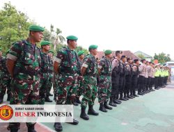 Ciptakan Rasa Aman, Kodim 0720/Rembang Gelar Apel Pengamanan Malam Tahun Baru 