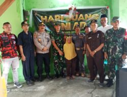 Danramil 1008/Buahdua Kodim 0610/Sumedang Kapten Inf Yayat Sudrajat Melaksanakan Peresmian RTLH LVRI dalam rangka Hari Juang TNI AD