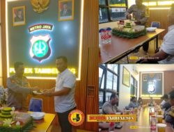 Unit Reskrim Polsek Tambelang Polres Metro Bekasi Menggelar Perayaan HUT Reskrim ke – 77