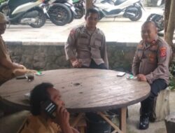 Kapolsek Tanjungkerta melaksanakan patroli siang hari