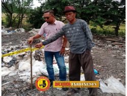 Lahan TKD Desa karangsetia yang Terletak di Desa Karangmukti Akhirnya di Segel Krimsus Terkait Dugaan Pengelolaan Sampah Industri Secara Ilegal