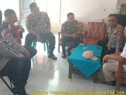Polsek Sumedang Utara Laksanakan Koordinasi program Ketahanan Pangan dilahan pertanian yang ada di Desa Kebonjati