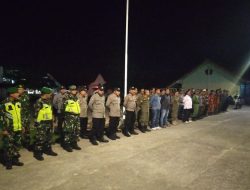 Kapolsek Tanjungkerta Pimpin Apel Kesiapsiagaan dan Patroli Gabungan Jelang Malam Tahun Baru 2025