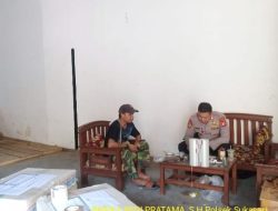 KAPOLSEK SUKASARI BESERTA ANGGOTA UNIT SAMAPTA MEMBERIKAN HIMBAUAN KAMTIBMAS SEBAGAI LANGKAH PREVENTIF DEMI TERCIPTANYA SITUASI KAMTIBMAS YANG KONDUSIF