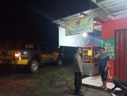 Patroli malam,Polsek Tanjungkerta Polres Sumedang Polda jabar terus berusaha wujudkan situasi yang aman dan kondusif