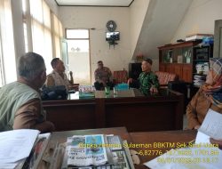 Bripka Herman Sulaeman Laksanakan Sambang dan Silaturahmi Kamtibmas Kepada Perangkat Desa Kebonjati
