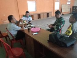 Sinergitas TNI – Polri, Dalam Kegiatan Sambang ke warga Desa Sukamantri Kec. Tanjungkerta
