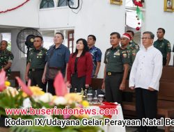 Kodam IX/Udayana Gelar Perayaan Natal Bersama