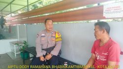 Aiptu Dody Ramayana Laksanakan Door To Door System Dalam Rangka Pelaksanaan Beyond Trust Presisi Diwilayah Binaan Kelurahan Kota Kaler