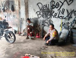 Aipda Tata Sasmita bersama Bripka Agus Sukmana sambangi warga masyarakat binaan