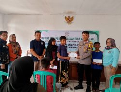 Polsek Tanjungkerta Monitoring Penyaluran Dana Sosial Zakat Binaan BUMDesma Permata Sejahtera Abadi LKD Kecamatan Tanjungkerta