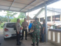 Sinergitas TNI – Polri,Polsek Tanjungkerta Polres Sumedang Polda Jabar,sambangi Koramil Tanjungkerta jalin silaturahmi