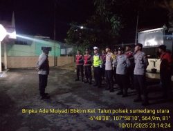 KRYD Gabungan Personel Polsek Wilayah Zona 2 Dalam Rangka Antisipasi C3, Balapan Liar Dan Gangguan Kamtibmas Di Wilkum Polres Sumedang