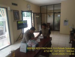 KAPOLSEK SUKASARI BESERTA ANGGOTA UNIT SAMAPTA MEMBERIKAN HIMBAUAN KAMTIBMAS SEBAGAI LANGKAH PREVENTIF DEMI TERCIPTANYA SITUASI KAMTIBMAS YANG KONDUSIF