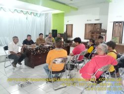 Bhabinkamtibmas Kelurahan Kota Kaler Aiptu Dody Ramayana S.Sos., M.M. Hadiri Musyawarah Warga Dengan Pemilik Cafe Infinity & live Musik
