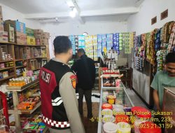 Anggota Polsek Sukasari Rutin Laksanakan Patroli KRYD Blue Light / Malam hari di Wilayah Kecamatan Sukasari Kabupaten Sumedang