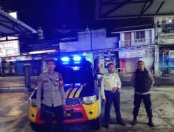 Patroli malam,Polsek Tanjungkerta Polres Sumedang Polda jabar terus berusaha wujudkan situasi yang aman dan kondusif