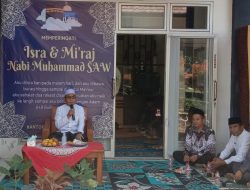 Pemerintah Kecamatan Maniis menggelar Peringatan Isra Miraj Nabi Muhammad SAW Di Halaman Kantor