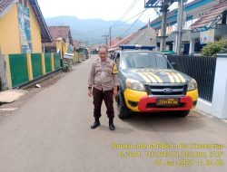 Antisipasi terjadinya C3 (Curas,Curat, dan Curanmor) Polsek Tanjungmedar Polres Sumedang Polda Jabar melaksanakan KRYD siang hari