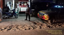 Anggota Polsek Sukasari Laksanakan Patroli KRYD Blue Light / Malam hari di Wilayah Kecamatan Sukasari Kabupaten Sumedang