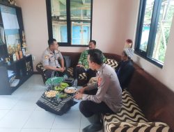 Polsek sukasari melaksanakan sambang untuk menjalin silaturahmi
