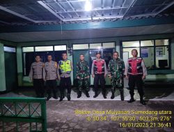 Patroli Gabungan TNI dan POLRI Serta Silaturahmi Terhadap Ormas MPC Pemuda Pancasila (PP) dan Ormas GRIB JAYA di Wilayah Hukum Polsek Sumedang Utara